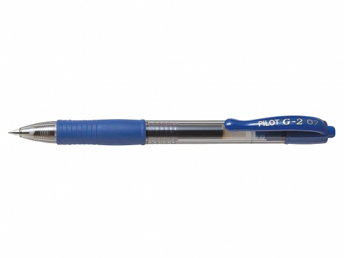 PENNA G2 GEL A SCATTO BLU 0,7MM