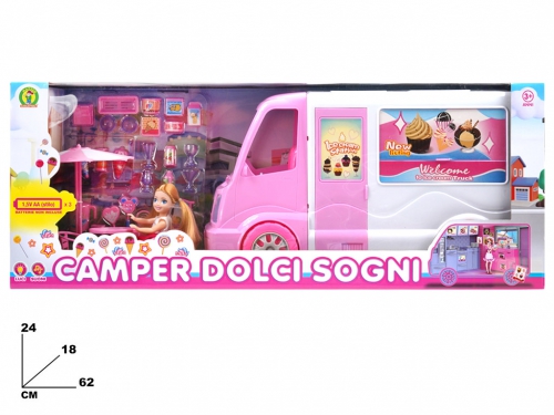 CAMPER DOLCI SOGNI CON BAMBOLA