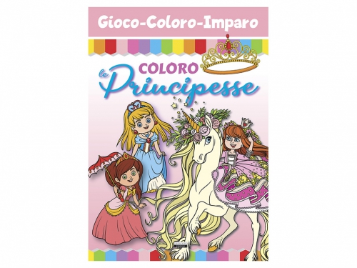 GIOCO COLORO IMPARO PRINCIPESSE