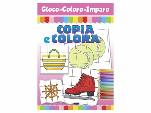 GIOCO COLORO IMPARO COPIA E COLORA