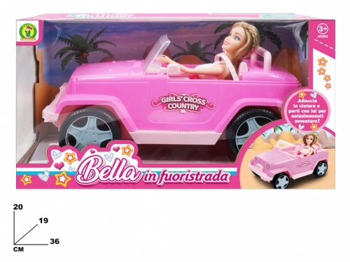 BAMBOLA BELLA IN FUORISTRADA