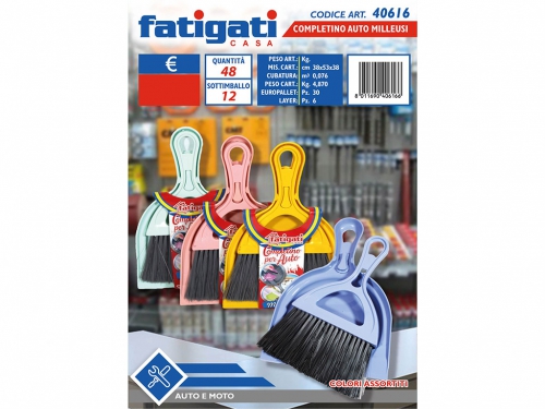 COMPLETINO AUTO SCOPA+PALETTA MILLEUSI
