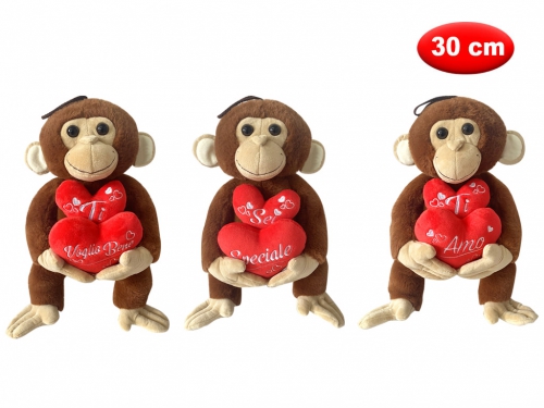 PELUCHE SCIMMIA 30CM