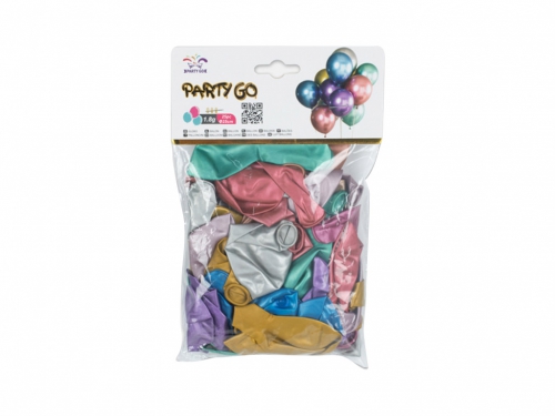 PALLONCINI METALIZZATI MISTI 25 PZ