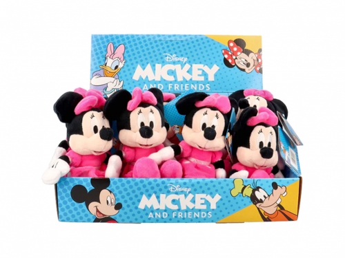 PELUCHE MINNIE 20 CM ABITO FUCSIA (12)