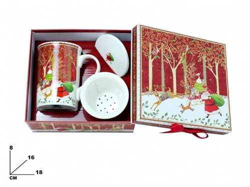 SET TAZZA CON FILTRO E COPERCHIO