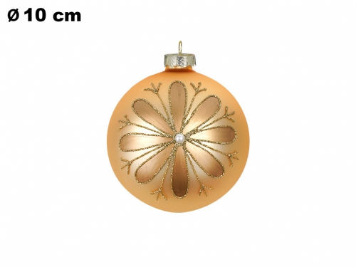 SFERA NATALIZIA ORO 10 CM