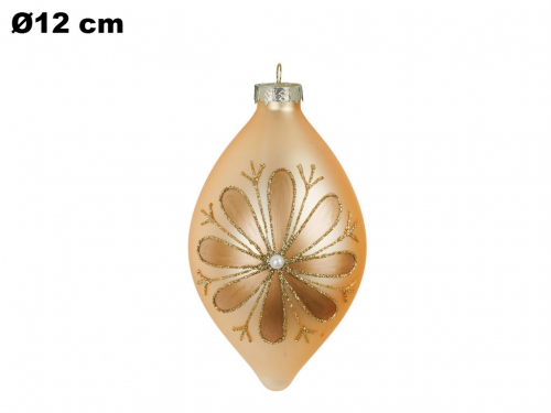 SFERA NATALIZIA ORO 12 CM