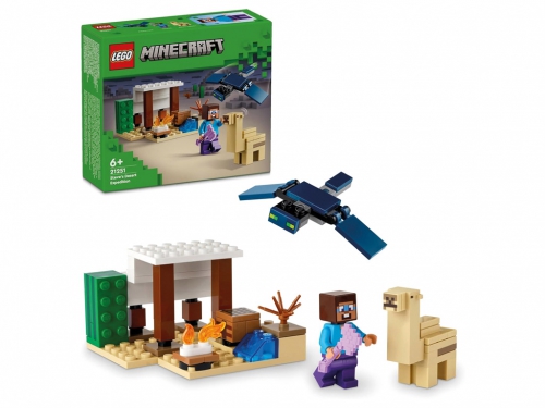 LEGO MINECRAFT SPEDIZIONE STEVE DESERTO