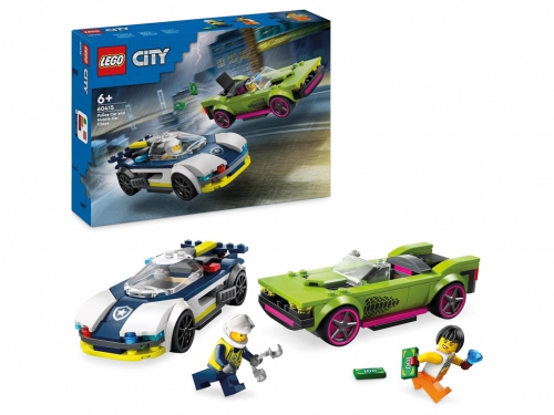 LEGO CITY INSEGUIMENTO MACCHINA DA CORSA