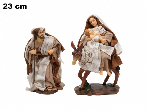 SET NATIVITA' 23 CM 2 PEZZI