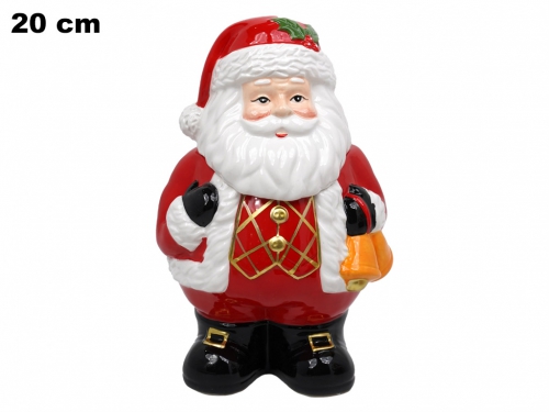 CONTENITORE BABBO NATALE 20 CM