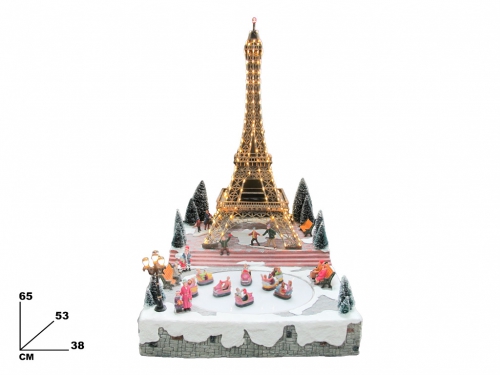 GIOSTRA CON TOUR EIFFEL 38x53x65 CM