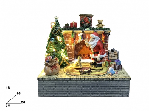 SALOTTO DI BABBO NATALE 20*16*18 CM