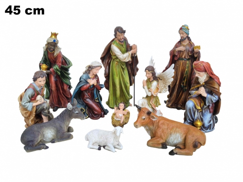 SET NATIVITA' 11 PEZZI 45CM