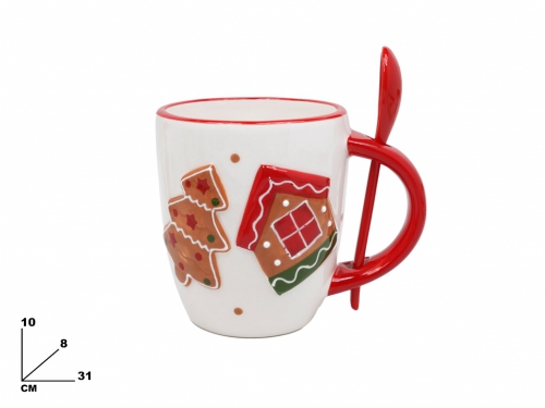 SET TAZZA 10CM CON CUCCHIAINO
