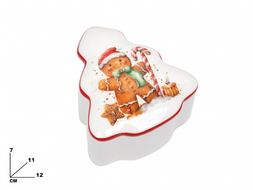 CONTENITORE A FORMA DI ALBERO DI NATALE