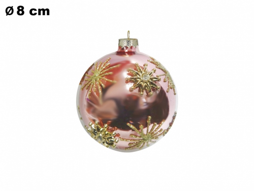 SFERA NATALIZIA ROSE GOLD CM 8
