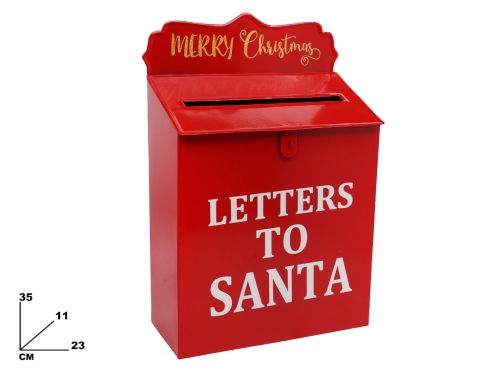 PORTALETTERE BABBO NATALE CM 35