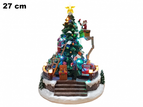 GIOSTRINA ALBERO CM 27 MUSICA/LUCI/MOV