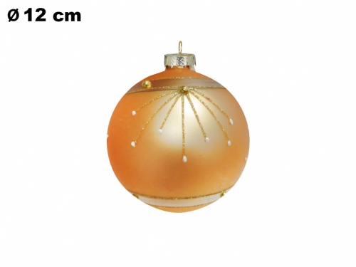 SFERA NATALIZIA ORO CM 12