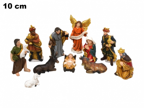 SET NATIVITA' 11 PEZZI 10 CM