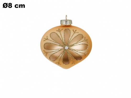 SFERA NATALIZIA ORO 8 CM