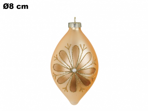 SFERA NATALIZIA ORO 8 CM