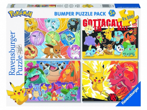 PUZZLE 4X100 POKEMON