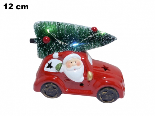 MACCHINA BABBO NATALE CM 12 C/LED