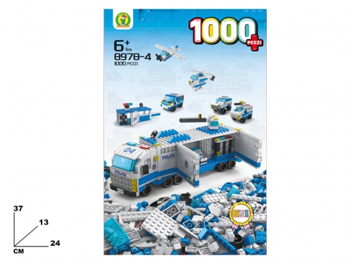 COSTRUZIONI CAMION POLICE 1000 PZ