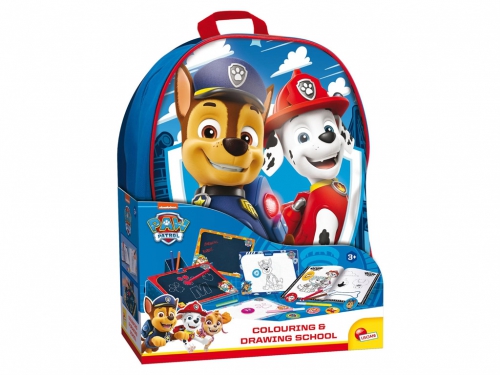 PAW PATROL ZAINETTO COLOURING & SCHOOL