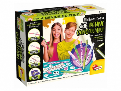 I'M A GENIUS LABORATORIO PENNE CANCELLAB