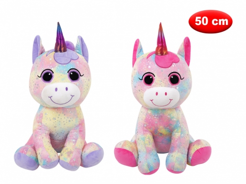 PELUCHE UNICORNO GLAMMY 50CM