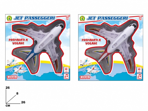 JET PASSEGGERI CON LUCI E MUSICA