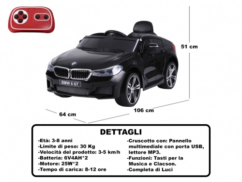 CAVALCABILE BMW GT NERO             NET