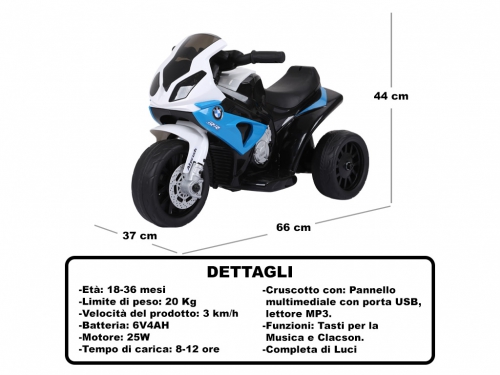 MOTO BMW S1000RR - BLU              NET