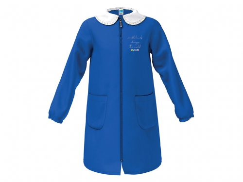 GREMBIULE SCUOLA BLU CUORI 7A