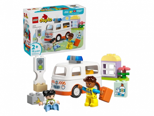 LEGO DUPLO AMBULANZA E AUTISTA 10447