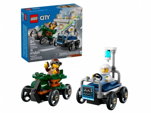 LEGO CITY AEREO CONTRO LETTO D’OSPEDALE