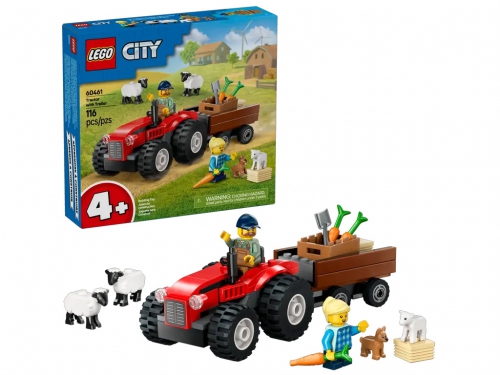 LEGO CITY TRATTORE CON RIMORCHIO E PECOR