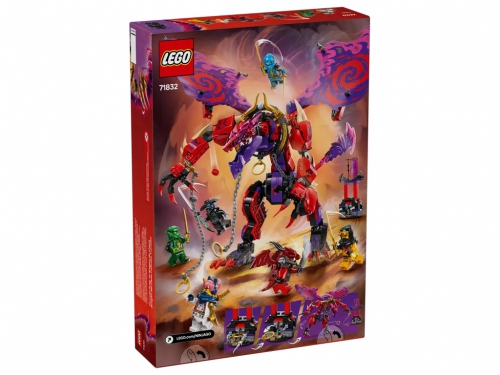 LEGO NINJAGO THUNDERFANG DRAGO DEL CAOS