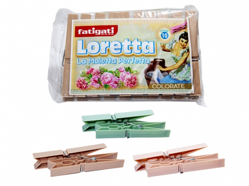 MOLLETTE POLIPR.10PZ COLORATE