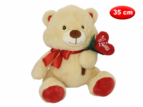 ORSO PELUCHE CON FIOCCO E CUORE  497377