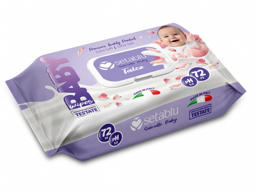SALVIETTE BABY TALCO 72PZ