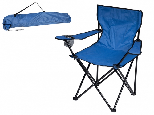 SEDIA DA CAMPEGGIO 50X50X80CM BLU    NET