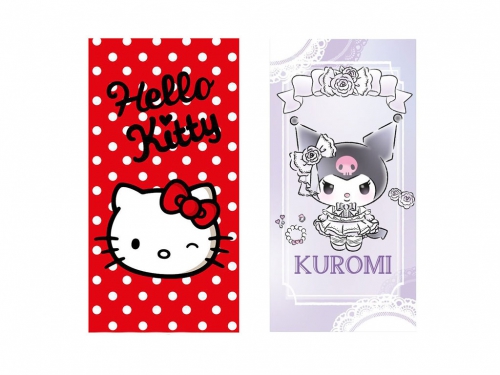 TELO MARE MICROFIBRA HELLO KITTY 70X140