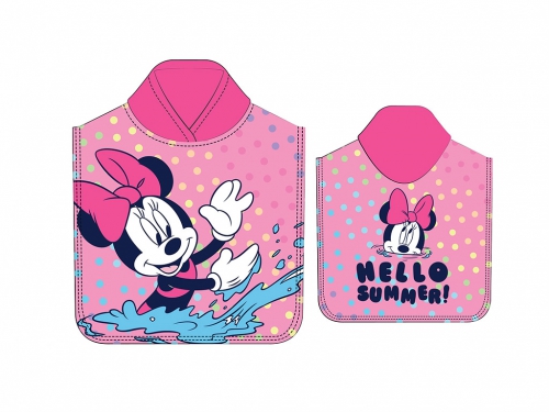 PONCHO MICROFIBRA MINNIE 55X110
