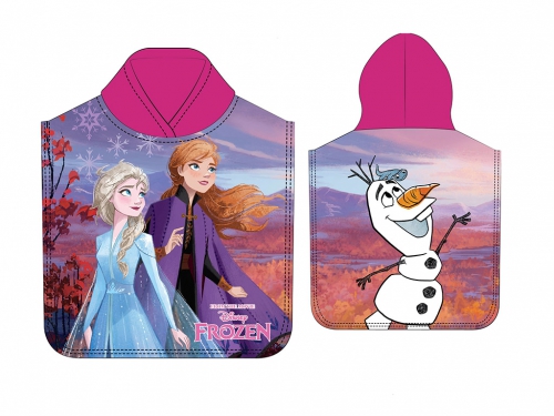PONCHO MICROFIBRA FROZEN 55X110