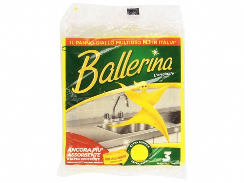 BALLERINA PANNO GIALLO 3PZ